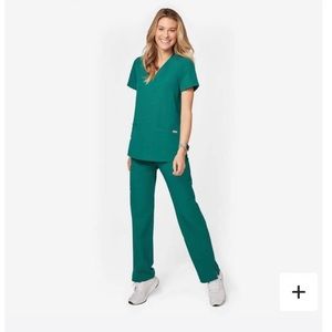 Hunter Green FIGS Set XS